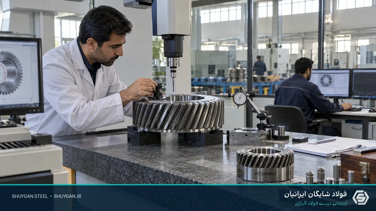 صحنه صنعتی ایرانی مرتبط با آستنیت باقیمانده در فولاد سمانته و کنترل مقاطع فولادی